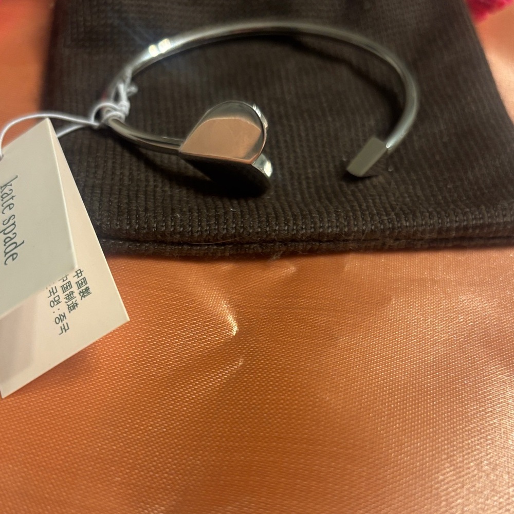 Kate Spade Silver Heart Bangle
